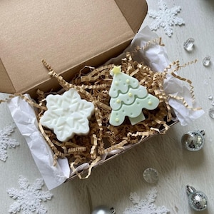 Christmas Soap Gift Set – Goat Milk Soap with Holiday Spice Scent