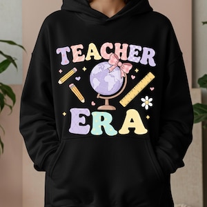 Lehrer Era PNG: Zurück in die Schule Sublimationsdesign (Digitaler Download 5000x5000 px)