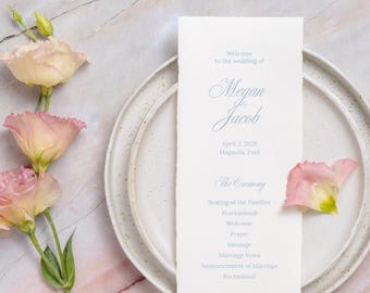 Programas de casamento - editáveis através do Canva