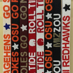 Beaded Gamedays Straps With Clear Bag