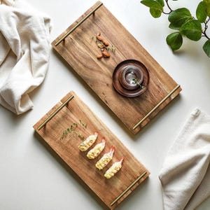 Serving Platter, Charcuterie Board, Tray, Cheese Board, Wood Tray, Wooden Serving Tray, Housewarming,  Anniversary Gift
