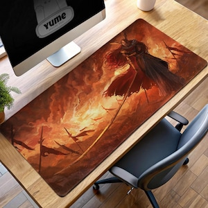 Elden Ring Malenia Blade of Miquella Gaming Mouse Pad - Epic Boss Fight Desk Mat, Large Gamer Pad, Gift for Soulsborne Fans