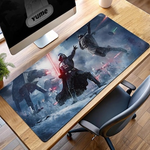 Darth Vader Gaming Mouse Pad: Epic Star Wars Battle Desk Mat
