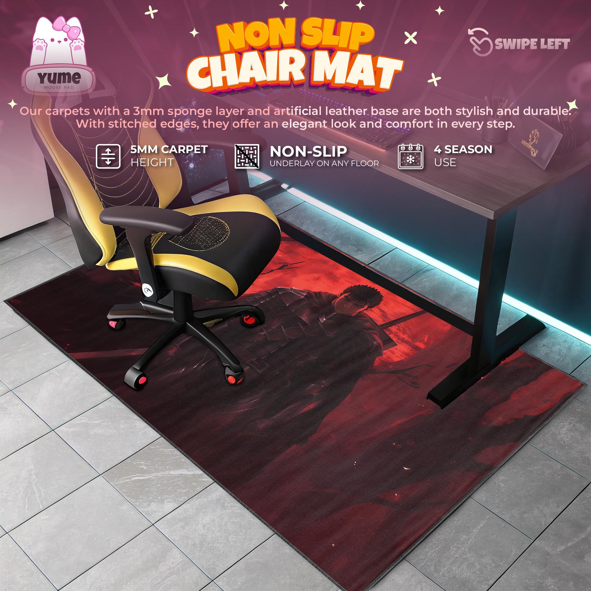 ベルセルク ガッツ マウスパッド：レッドフォレスト アニメデスク