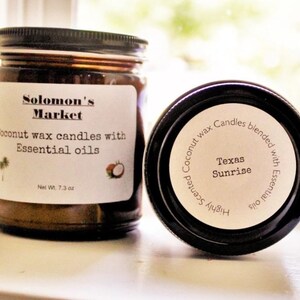 Texas Sunrise Coconut Candle