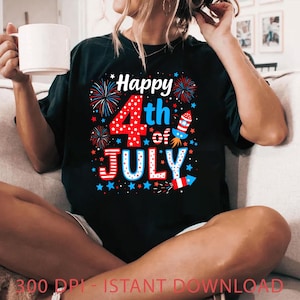 Happy 4th Of July png sublimation design download, Fourth of July png, Independence Day png, 4th Of July png, sublimate designs download