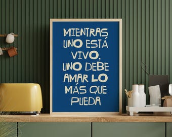 Debi Tirar Mas Fotos Typographic Poster, DTMF Wall Art, Puerto Rican Wall Art, Spanish Poster, Baile Inolvidable, Hispanic Pride Art
