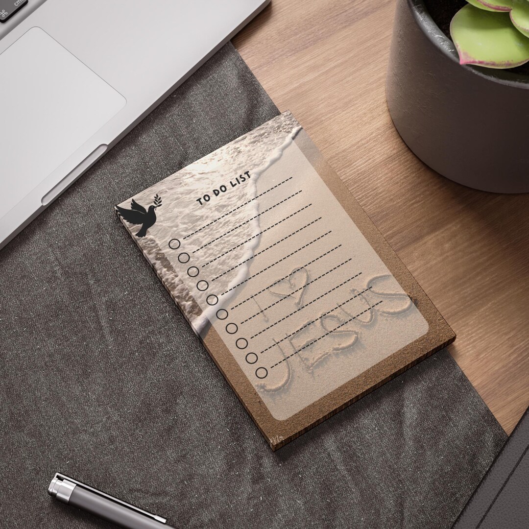 Notepad Sand Christian Sticky Notes - Post It - Notepad - Sand Version - Etsy Australia