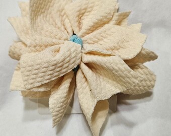 Handcrafted 4 inch flower clip