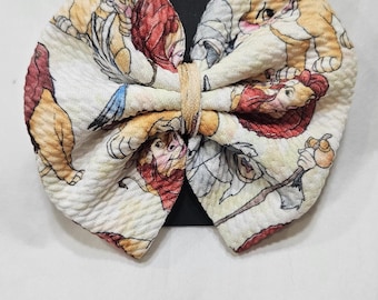 Handcrafted  5 inch disney lions hair clip
