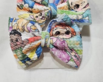 Handcrafted  4 inch hair clips