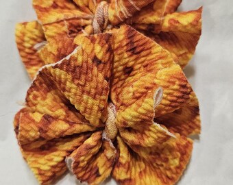 Handcrafted  3 inch flower clips