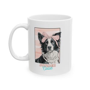 Border Collie Mug - Cute Dog Lover Gift, Coffee Cup for Animal Enthusiast, Border Collie Owner Present, Pet Lover Tea Mug, Dog Mom Gift,