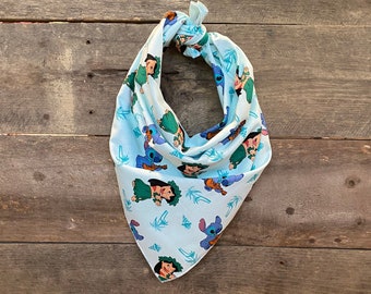 Lilo & Stitch Hawaii Hula Ukulele Tie On Dog Bandana