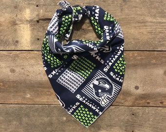 NFL Seattle Seahawks Football Sports Tie On Dog Bandana