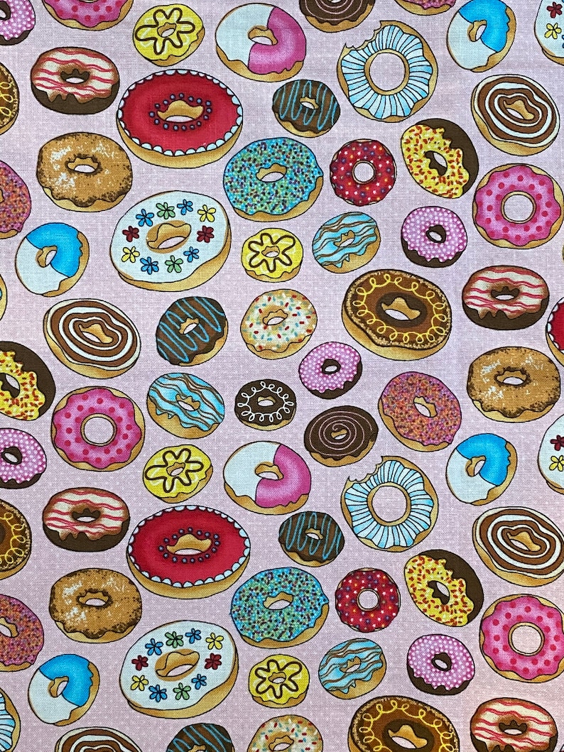 Rainbow Sprinkle Donuts Tie On Dog Bandana