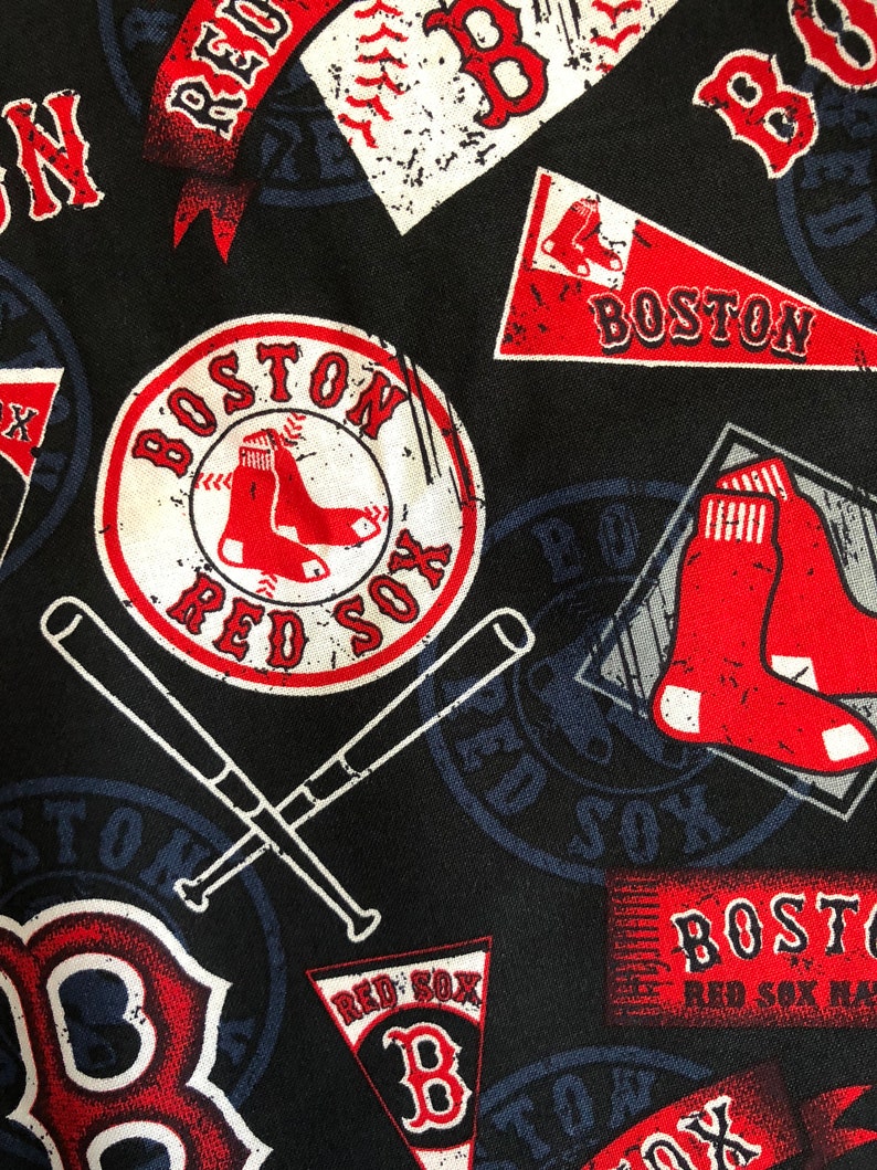 EXTRA SMALL MLB Boston Red Sox Baseball Tie On Dog Bandana Etsy