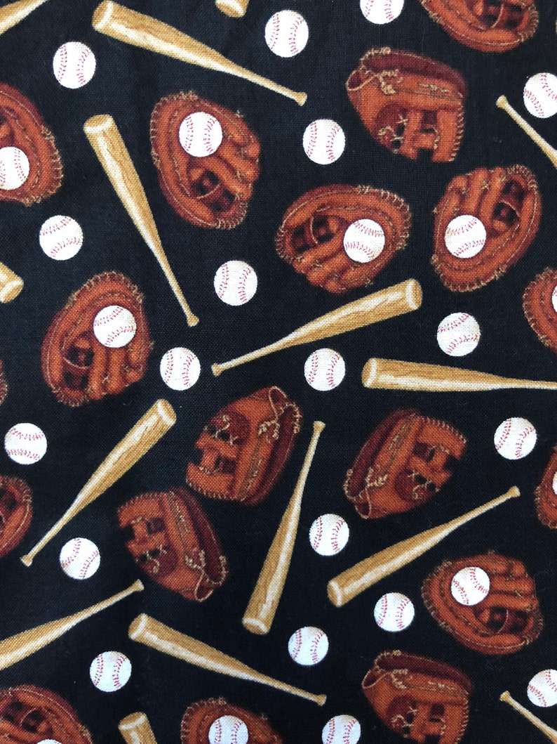 MLB Baseball Bats Mitts Tie on Dog Bandana Etsy