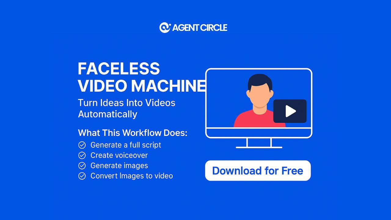 Face Less Machines Automated Faceless Video Creator – N8n Automation Workflow - Etsy