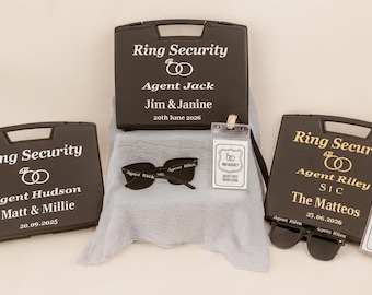 Estuche de seguridad para portador de anillos