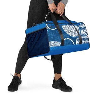 Blue Duffle bag