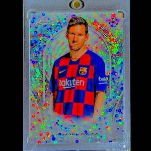 Lionel Messi Rare Disco Silver Refractor Holo SP Insert - Inter Miami