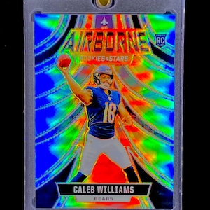 Caleb Williams Rookie Silver Refractor Skylight Holo RC SP Insert - Bears