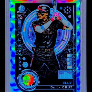 Elly De La Cruz Rookie Refractor Silver Holo RC SP Insert 2024 Bowman - Reds