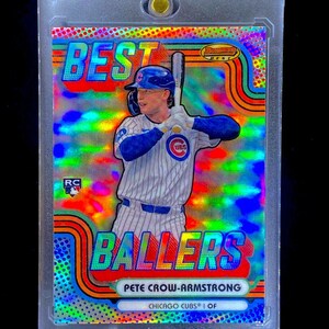 Pete Crow-Armstark Rookie Refraktor Holo Silber Topps Bowman Best - Cubs