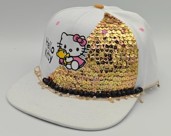 Hello Snappy! custom designed snapback hat.