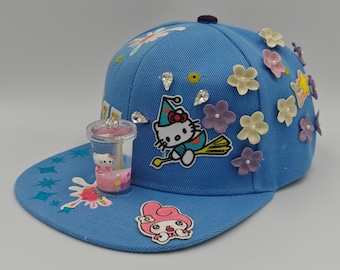 Hello snap magical splash, custom designed snapback hat.