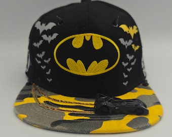 Snapman, batman, dc, dark knight, custom designed snapback hat