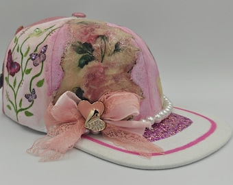 Snapperfly garden, custom designed snapback hat.