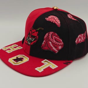 Hot and snappy, custom designed snapback hat.
