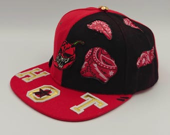 Hot and snappy, custom designed snapback hat.