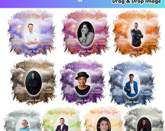 In Loving Memory Canva Editable Template,Funeral & Remembrance T Shirt Design,Memorial Tshirt Template Sublimation,Memorial Program Design