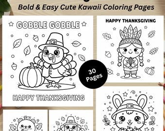 Action de grâces coloriages livre feuilles activités de coloriage pour enfants mignon facile audacieux kawaii confortable coco wyo coloriage numérique automne coloriage automne