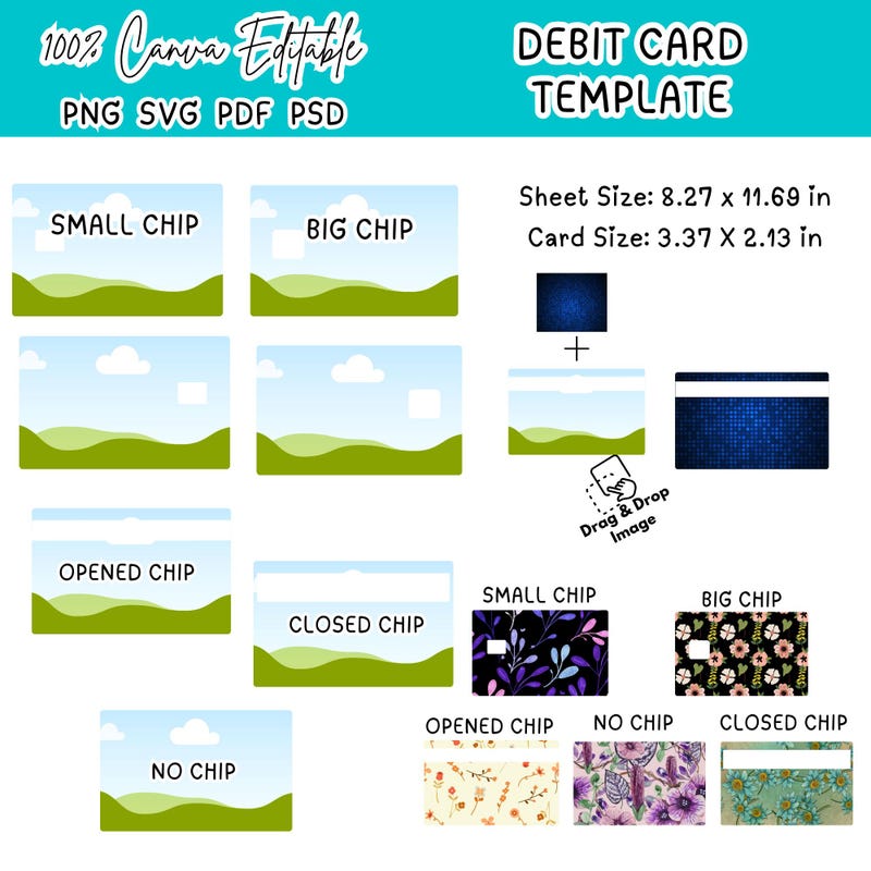 Debit Card Stickers - Etsy