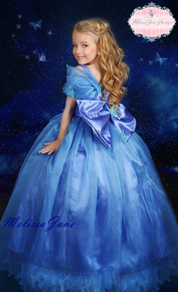 Inspired Cinderella Blue Movie Princess Dress Il_570xn