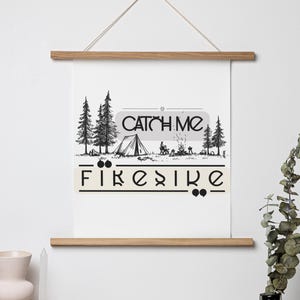 Cozy Camping Posters for Adventure Lovers, Nature Wall Art, Fireside Decor, Cabin Wall Art, Outdoor Enthusiast Gift