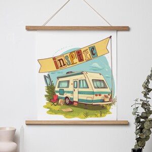 Inspiring Matte Vertical Posters, Motivational Wall Art, Camper Decor, Home Office Accent, Gift for Travelers