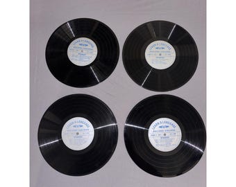 Vintage LEARN-A-LANGUAGE 4 Vinyl Record Course LP  Spanish 33 1/3 rpm 10" 1955