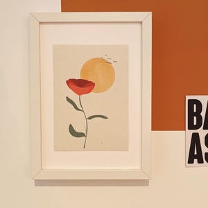 Artprint Mohnblume Poppy | DIN A4 | A5 | individuelles Papier | nachhaltiger Digitaldruck