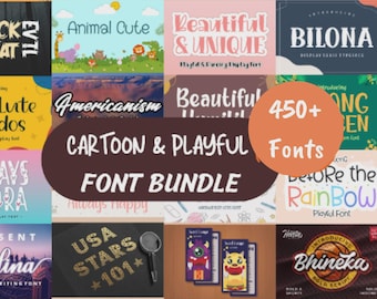 CARTOON & FONT SVG - Cartoon Font Svg, Playful Font Svg, Anime Font Svg, Kids Cartoon Svg, Cartoon Letters Fonts, Anime Clipart Svg, Fonts