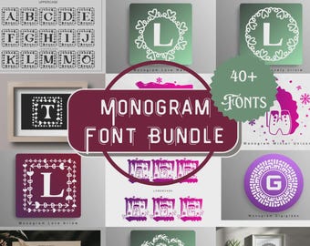 Split monogram embroidery design, monogram fonts, regal initial svg, split monogram font, monogram font, split monogram, split monogram svg