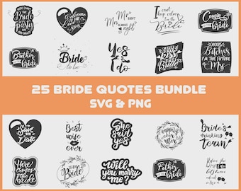Bridal Party SVG Bundle, Bachelorette Party Svg, Bridal Shower Svg, Hen Party Svg, Wedding Svg, Bride Team Svg, Girls Trip, Bridesmaids Gift