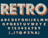 VINTAGE FONT BUNDLE - Digital Font Bundle, Download Your Own Font, Modern Font Bundle, Retro Font Bundle, Display Fonts Bundle, Cricut Font