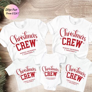 Christmas Crew 2025 Shirt, Family Christmas 2025 Shirt, Family Matching Christmas Tshirt, Christmas Couple Matching Shirt, Christmas Gift