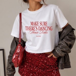 Make Sure There's Dancing Harry House Rules Cropped Top, Harry Inspired Together Concert Outfit, Tour Festival Shirt, Harry  Merch