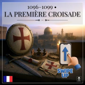 La première croisade pour les élèves – Pack éducatif avec vidéo, PDF interactif pour mobile et fiche imprimable A4 pour la classe